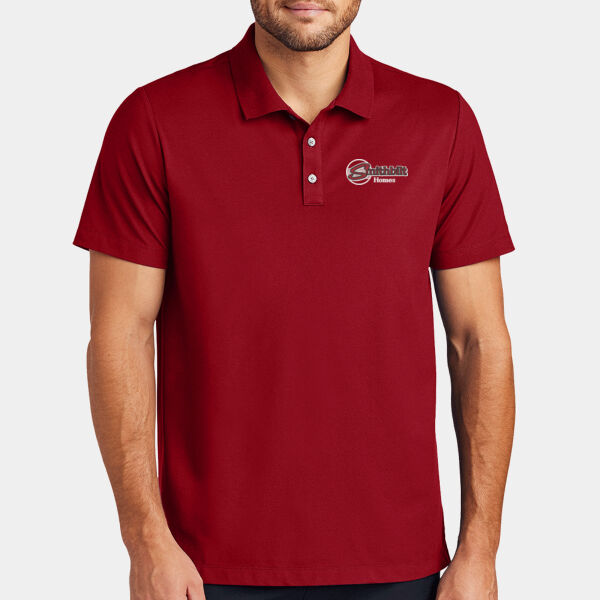 Optional Logo Embroidered - Stretch Pique Polo Thumbnail