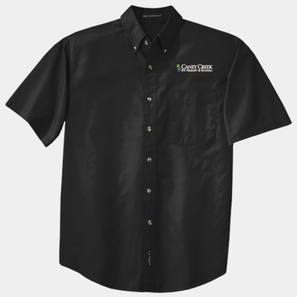 Optional Logo - Short Sleeve Twill Shirt Thumbnail