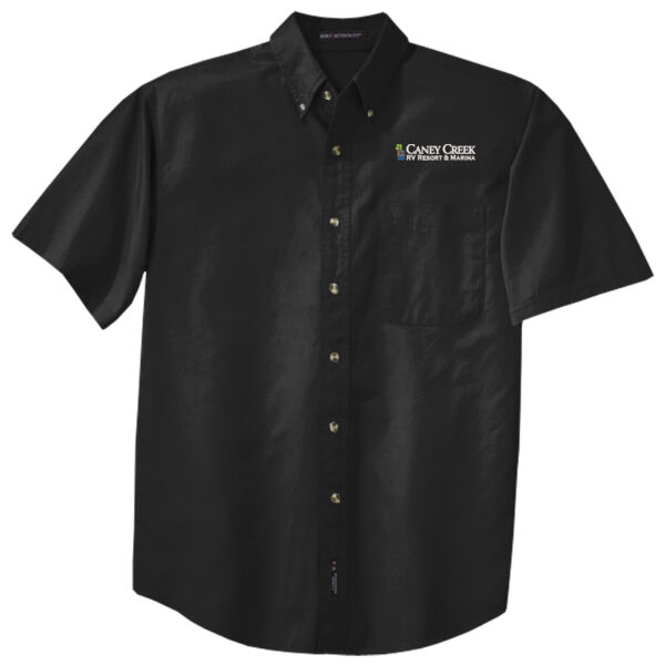Optional Logo - Short Sleeve Twill Shirt Thumbnail
