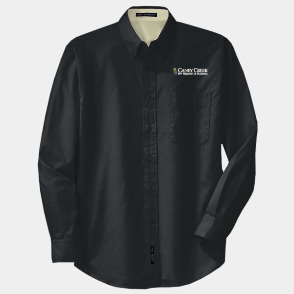 Optional Logo - Tall Long Sleeve Easy Care Shirt Thumbnail