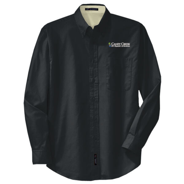 Optional Logo - Tall Long Sleeve Easy Care Shirt Thumbnail