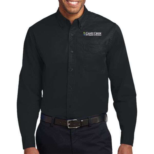 Optional Logo - Extended Size Long Sleeve Easy Care Shirt Thumbnail