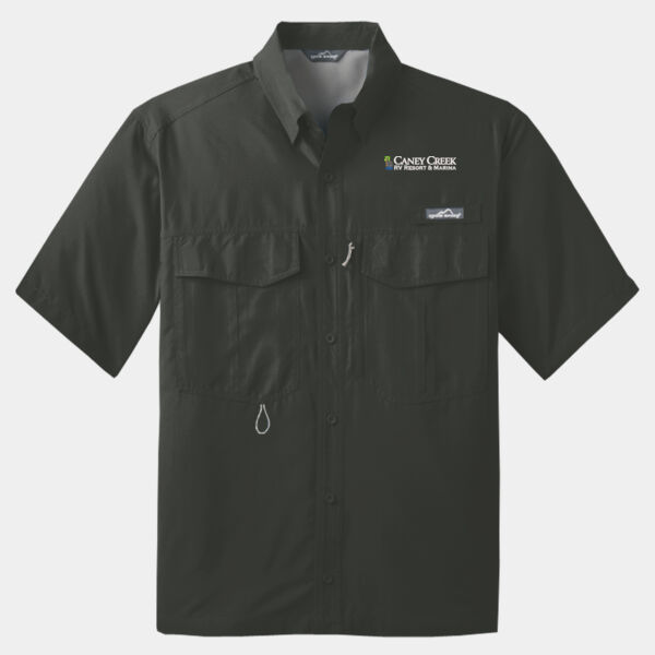 Optional Logo - Short Sleeve Performance Fishing Shirt (low stock alert) Thumbnail