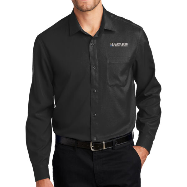 Optional Logo - Long Sleeve Performance Staff Shirt Thumbnail