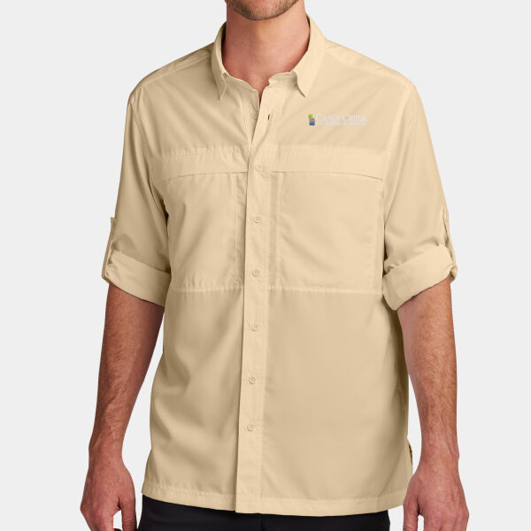 Optional Logo - Long Sleeve UV Daybreak Shirt Thumbnail