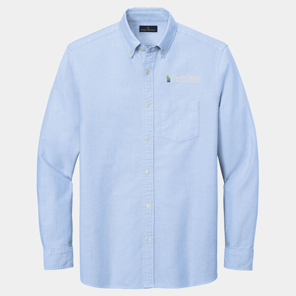 Optional Logo - Casual Oxford Cloth Shirt Thumbnail