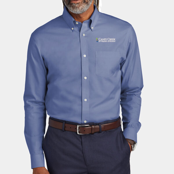 Optional Logo - Wrinkle Free Stretch Pinpoint Shirt Thumbnail