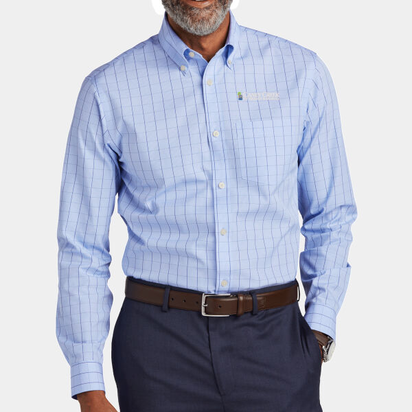Optional Logo - Wrinkle Free Stretch Patterned Shirt Thumbnail
