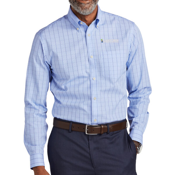 Optional Logo - Wrinkle Free Stretch Patterned Shirt Thumbnail