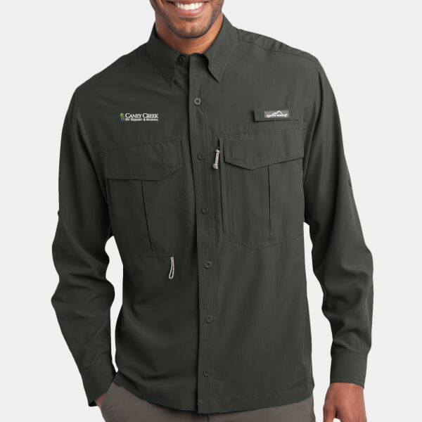 Optional Logo - Long Sleeve Performance Fishing Shirt (Discontinued) Thumbnail