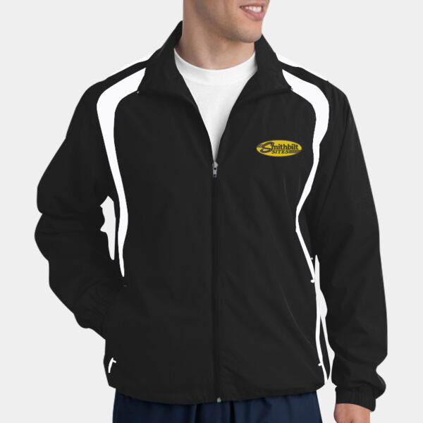 Optional Logo - Colorblock Raglan Jacket Thumbnail