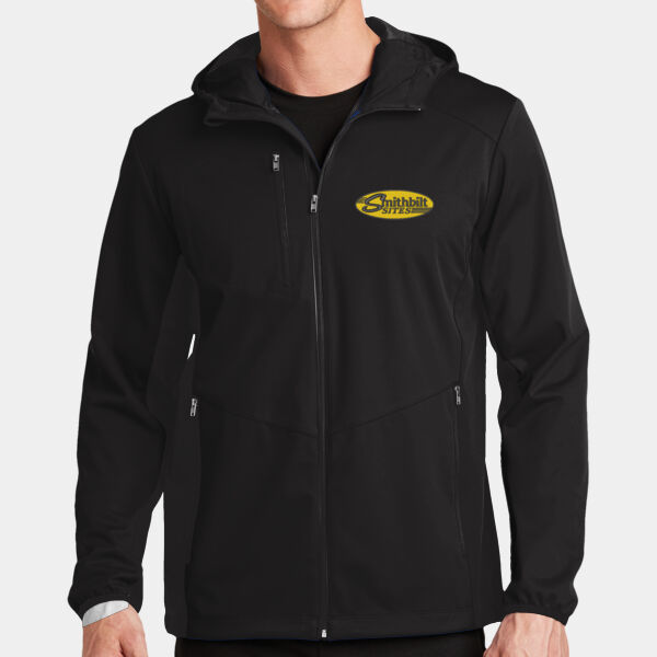 Optional Logo - Active Hooded Soft Shell Jacket Thumbnail