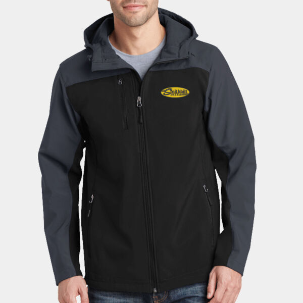 Optional Logo - Hooded Core Soft Shell Jacket Thumbnail