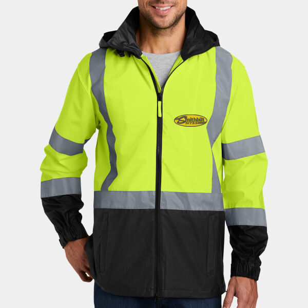 Optional Logo - Ansi 107 Class 3 Safety Windbreaker Thumbnail