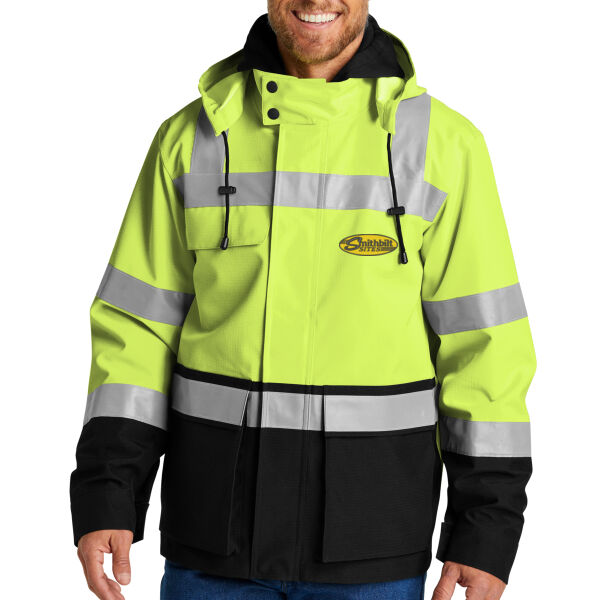 Optional Logo - Ansi 107 Class 3 Waterproof Ripstop 3 In 1 Parka Thumbnail