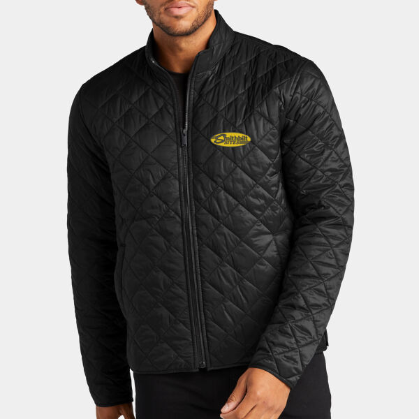 Optional Logo - Quilted Full Zip Jacket Thumbnail