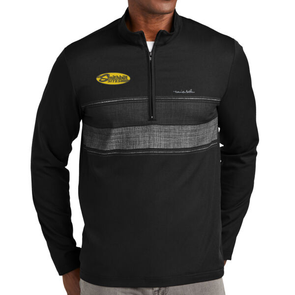Optional Logo - Balboa Chest Stripe 1/4 Zip Thumbnail