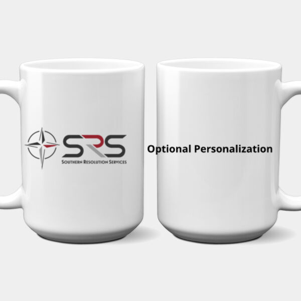 Optional Logo - 15 oz. NO MINIMUM Full Color Printed Ceramic Mug Thumbnail
