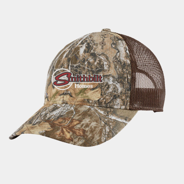 Optional Logo - Structured Camouflage Mesh Back Cap Thumbnail