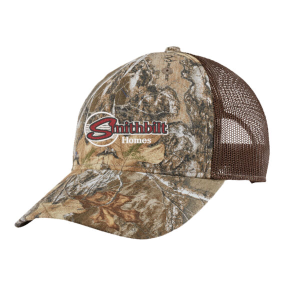 Optional Logo - Structured Camouflage Mesh Back Cap Thumbnail