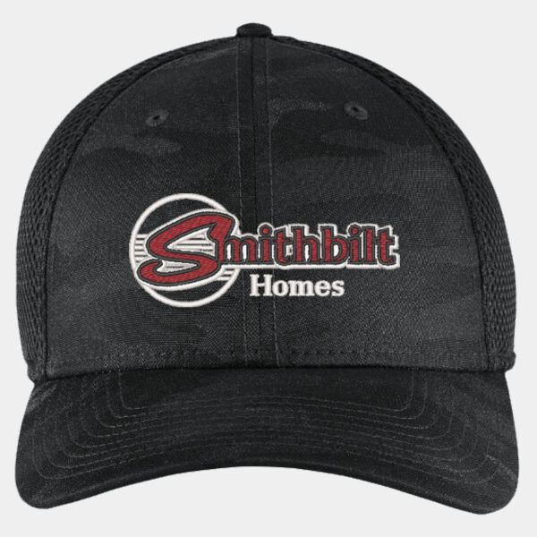 Optional Logo - Tonal Camo Stretch Tech Mesh Cap Thumbnail