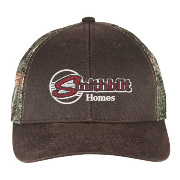 Optional Logo - Pigment Print Camouflage Mesh Back Cap Thumbnail