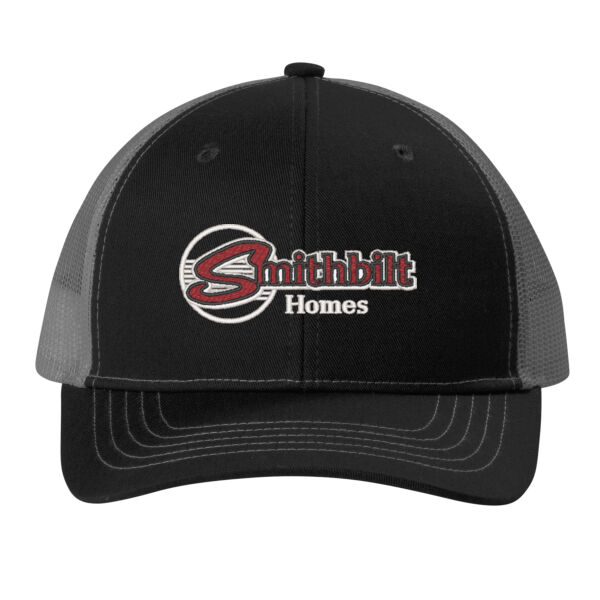 Optional Logo - Youth Snapback Trucker Cap Thumbnail