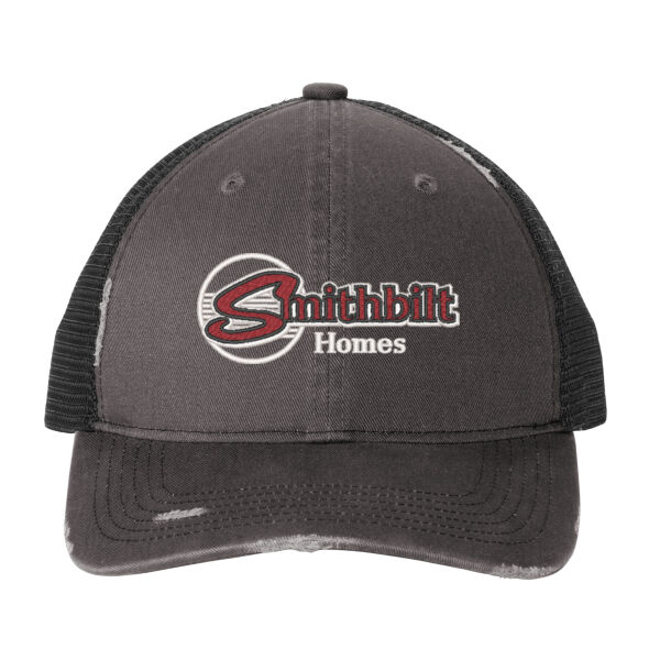 Optional Logo - Distressed Mesh Back Cap Thumbnail