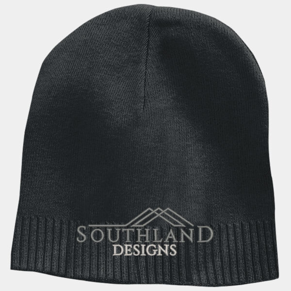 Optional Logo - 100% Cotton Beanie Thumbnail