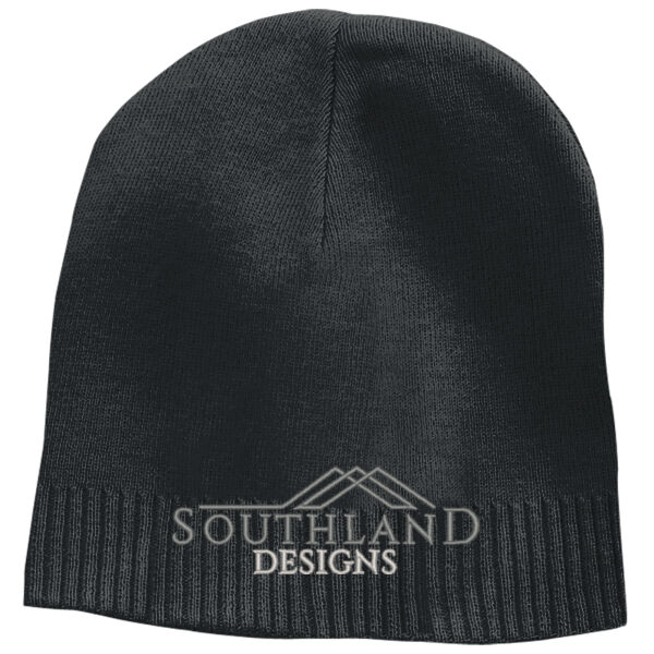 Optional Logo - 100% Cotton Beanie Thumbnail