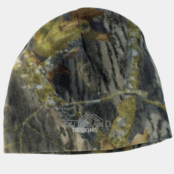 Optional Logo - Camouflage Fleece Beanie Thumbnail