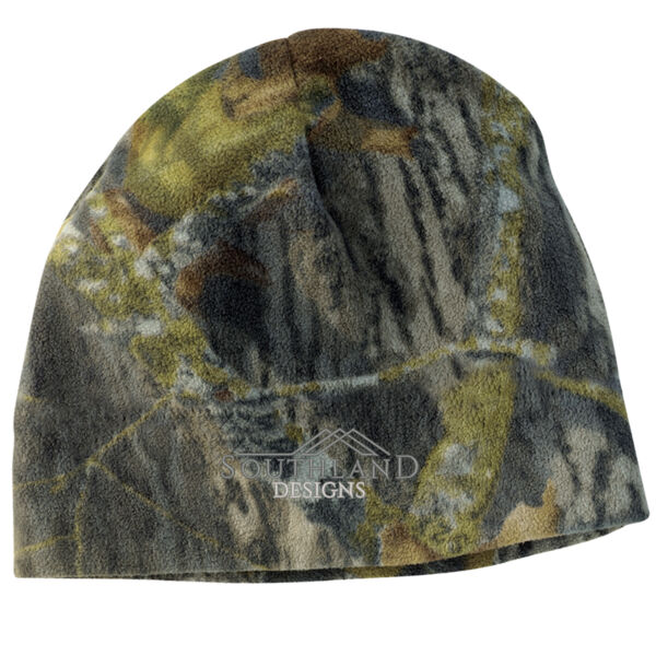 Optional Logo - Camouflage Fleece Beanie Thumbnail