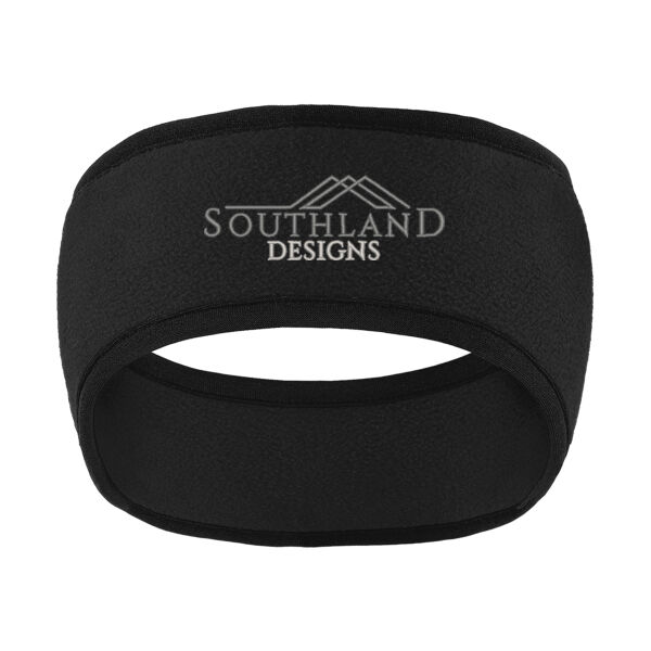 Optional Logo - Two Color Fleece Headband Thumbnail