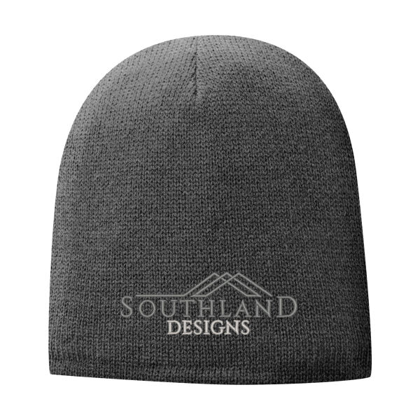 Optional Logo - Fleece Lined Beanie Cap Thumbnail