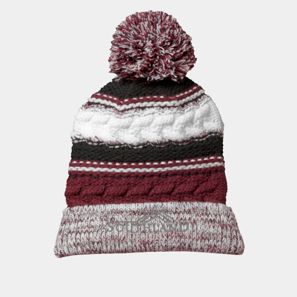 Optional Logo - Pom Pom Team Beanie Thumbnail