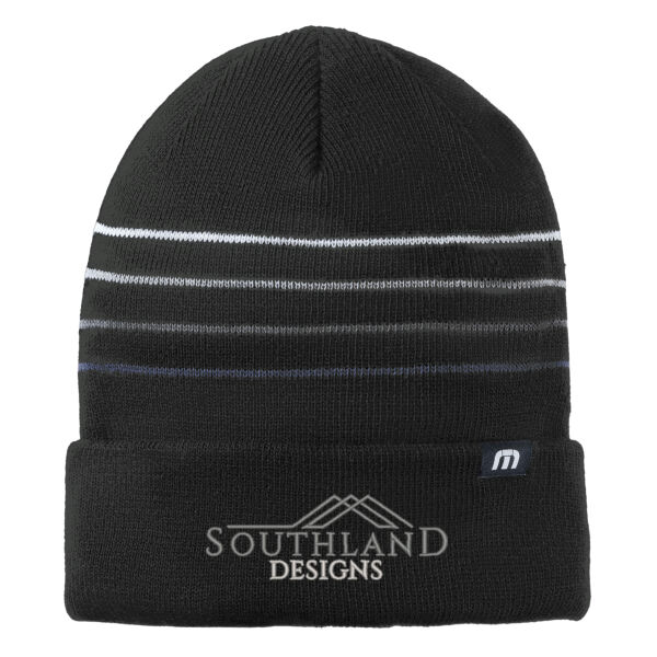 Optional Logo - Striped Cuffed Beanie Thumbnail