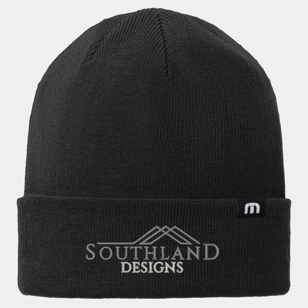 Optional Logo - Solid Cuffed Beanie Thumbnail