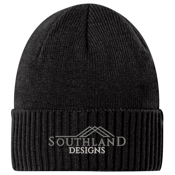 Optional Logo - Rib Knit Cuff Beanie Thumbnail