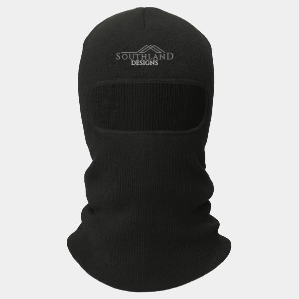 Optional Logo - Rib Knit Face Mask Thumbnail