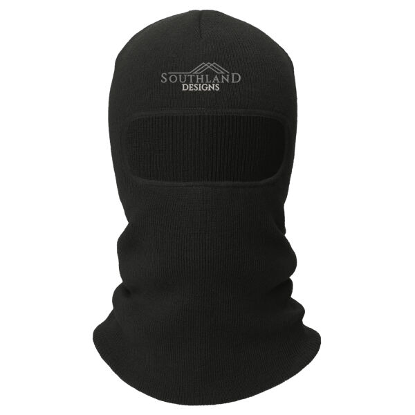 Optional Logo - Rib Knit Face Mask Thumbnail