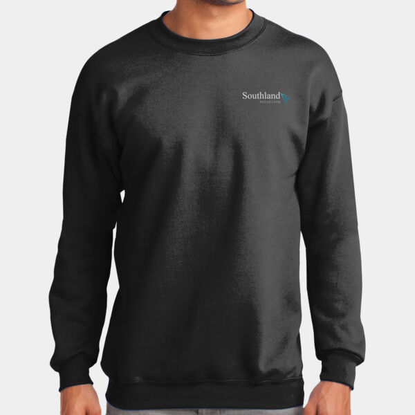 Optional Logo - Tall Essential Fleece Crewneck Sweatshirt Thumbnail