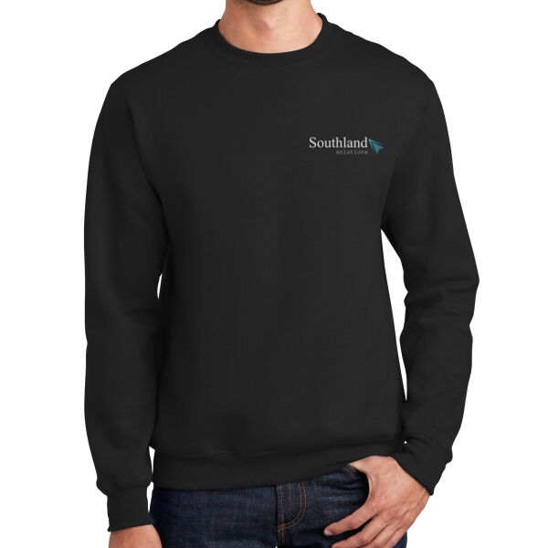 Optional Logo - Essential Fleece Crewneck Sweatshirt Thumbnail