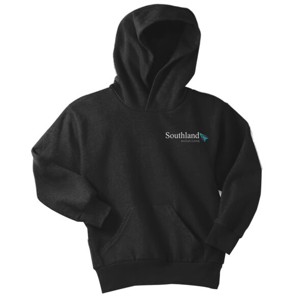 Optional Logo - Youth Core Fleece Pullover Hooded Sweatshirt Thumbnail