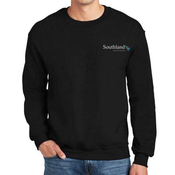 Optional Logo - DryBlend ® Crewneck Sweatshirt Thumbnail