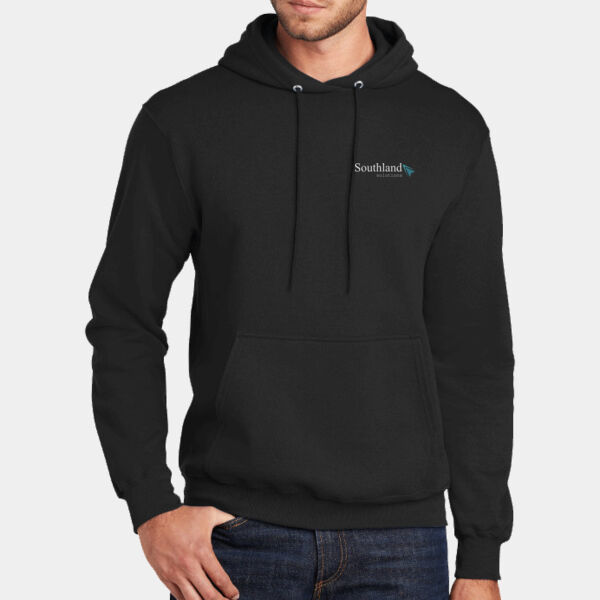 Optional Logo - Tall Core Fleece Pullover Hooded Sweatshirt Thumbnail