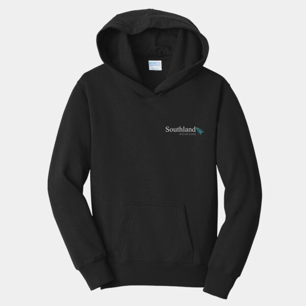 Optional Logo - Youth Fan Favorite Fleece Pullover Hooded Sweatshirt Thumbnail