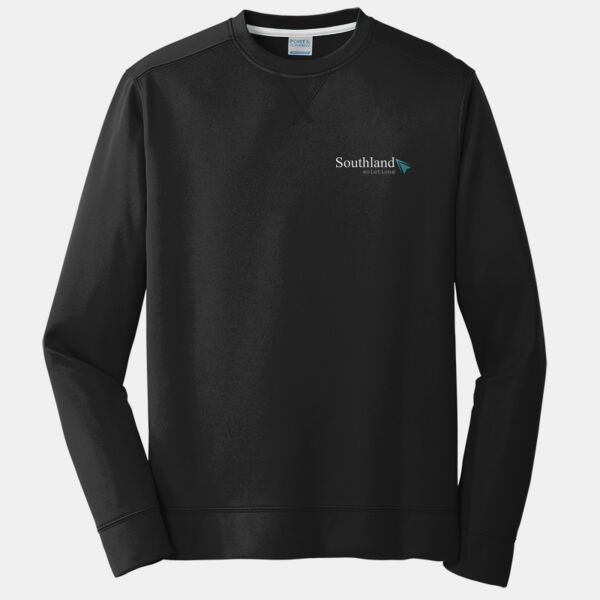 Optional Logo - Performance Fleece Crewneck Sweatshirt Thumbnail