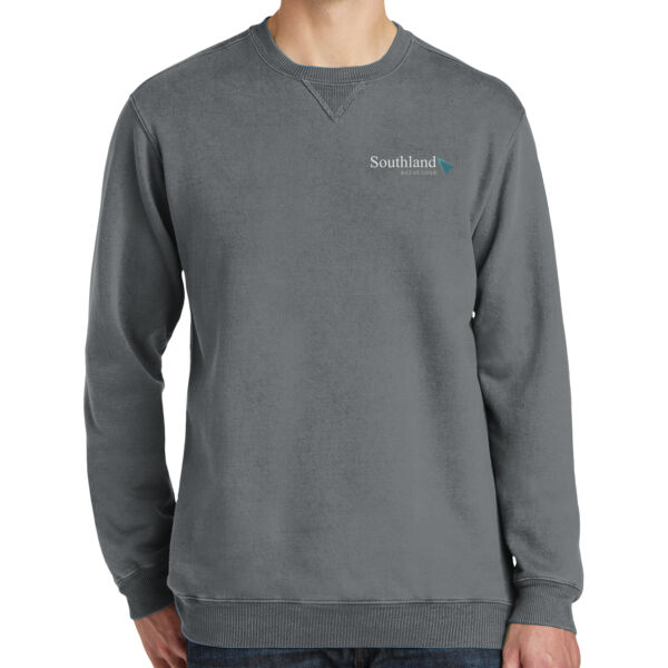 Optional Logo - Beach Wash ® Garment Dyed Sweatshirt Thumbnail