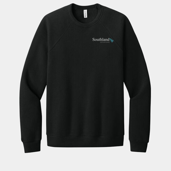 Optional Logo - Unisex Sponge Fleece Raglan Sweatshirt Thumbnail