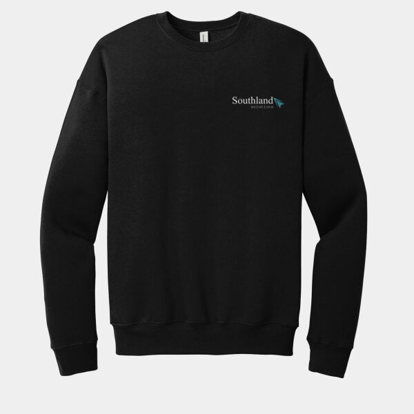 Optional Logo - Unisex Sponge Fleece Drop Shoulder Sweatshirt Thumbnail